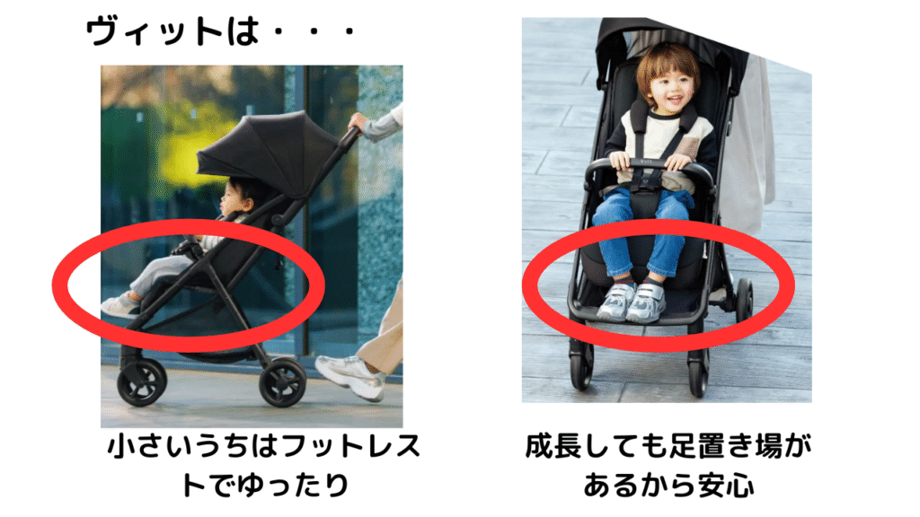ピジョンビングルBB5とアップリカヴィットの違いは?ポイントは10個
