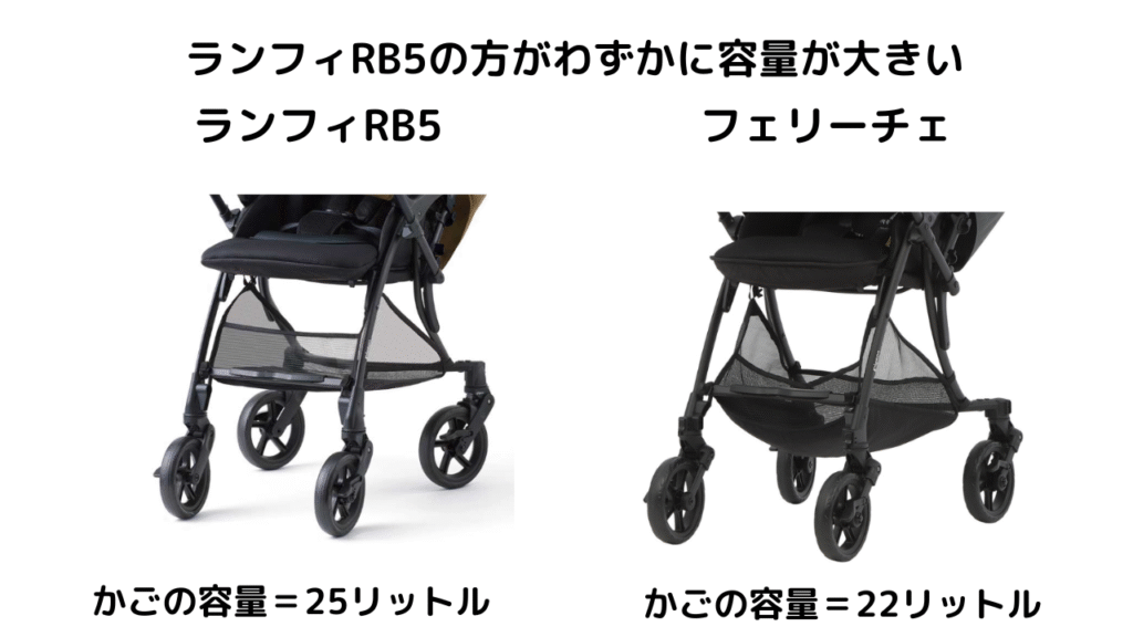 ピジョンのランフィRB5とフェリーチェの違いは?ポイントは8点